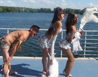 tropical danseressen en dansers