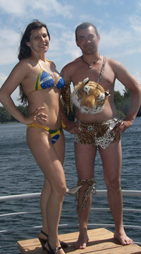 themafeest tropical danseressen